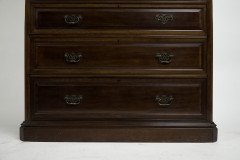 Morris & Co., a Superior Quality Aesthetic Movement Walnut Tallboy - Thumbnail 15