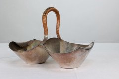 Dr. Christopher Dresser Silver Plated Double-Well Preserve Dish by Roberts & Belk - Thumbnail 3