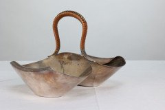 Dr. Christopher Dresser Silver Plated Double-Well Preserve Dish by Roberts & Belk - Thumbnail 5