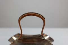 Dr. Christopher Dresser Silver Plated Double-Well Preserve Dish by Roberts & Belk - Thumbnail 14