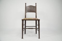 William Birch. An Arts & Crafts Oak Upholstered Chair - Thumbnail 3
