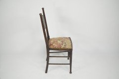 William Birch. An Arts & Crafts Oak Upholstered Chair - Thumbnail 4