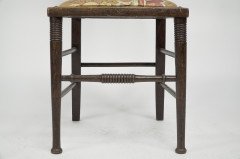 William Birch. Arts & Crafts Oak Upholstered Chair - Thumbnail 9