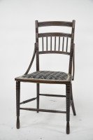 R. W. Edis, probably Made by Jackson & Graham. A Fine Pair of Aesthetic Movement Walnut Side Chairs - Thumbnail 5