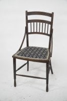 R. W. Edis, Probably Made by Jackson & Graham. A Fine Pair of Aesthetic Movement Walnut Side Chairs - Thumbnail 6
