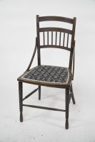 R. W. Edis, probably Made by Jackson & Graham. A Fine Pair of Aesthetic Movement Walnut Side Chairs - Thumbnail 6