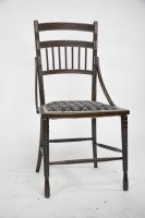 R. W. Edis, probably Made by Jackson & Graham. A Fine Pair of Aesthetic Movement Walnut Side Chairs - Thumbnail 7