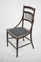 R. W. Edis, probably Made by Jackson & Graham. A Fine Pair of Aesthetic Movement Walnut Side Chairs - Thumbnail 8
