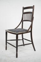 R. W. Edis, probably Made by Jackson & Graham. A Fine Pair of Aesthetic Movement Walnut Side Chairs - Thumbnail 9