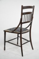 R. W. Edis, probably Made by Jackson & Graham. A Fine Pair of Aesthetic Movement Walnut Side Chairs - Thumbnail 19