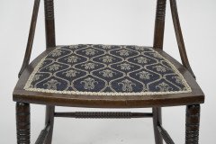 R. W. Edis, probably Made by Jackson & Graham. A Fine Pair of Aesthetic Movement Walnut Side Chairs - Thumbnail 13