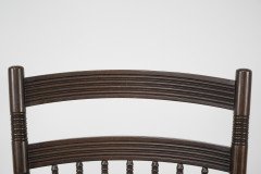 R. W. Edis, Probably Made by Jackson & Graham. A Fine Pair of Aesthetic Movement Walnut Side Chairs - Thumbnail 10