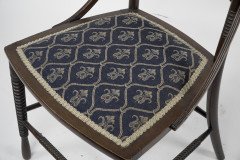 R. W. Edis, Probably Made by Jackson & Graham. A Fine Pair of Aesthetic Movement Walnut Side Chairs - Thumbnail 16