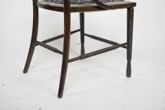 R. W. Edis, Probably Made by Jackson & Graham. A Fine Pair of Aesthetic Movement Walnut Side Chairs - Thumbnail 18