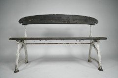 Hector Guimard, Garden Bench, Rare Example Retaining Its Original Wooden Seat - Thumbnail 2