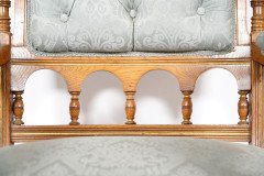 Bruce Talbert Attributed, Stamped Gillows, Aesthetic Movement Oak Armchair - Thumbnail 11