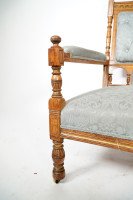 Bruce Talbert, attributed. For Gillows (stamped). An Aesthetic Movement Oak Armchair - Thumbnail 12