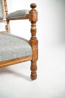 Bruce Talbert, attributed. For Gillows (stamped). An Aesthetic Movement Oak Armchair - Thumbnail 13
