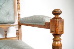 Bruce Talbert, attributed. For Gillows (stamped). An Aesthetic Movement Oak Armchair - Thumbnail 15