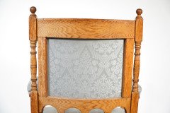 Bruce Talbert Attributed, Stamped Gillows, Aesthetic Movement Oak Armchair - Thumbnail 24