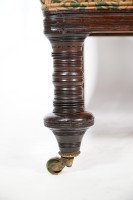 Collinson & Lock. Rare Aesthetic Movement Rosewood Side Chair with Finely Carved & Turned Details - Thumbnail 13