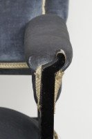 H. W. Batley, attributed. An Anglo-Japanese Settee with Japanese Fretwork Below the Backrest & to the Arms - Thumbnail 9