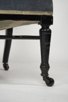 H. W. Batley, attributed. An Anglo-Japanese Settee with Japanese Fretwork Below the Backrest & to the Arms - Thumbnail 17
