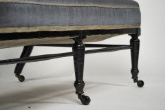 H. W. Batley, attributed. An Anglo-Japanese Settee with Japanese Fretwork Below the Backrest & to the Arms - Thumbnail 13