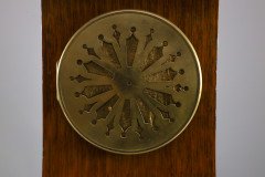 Liberty & Co., Arts & Crafts Oak Mantle Clock with Floral Inlay - Thumbnail 14