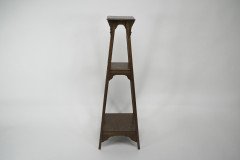 Liberty & Co. Attributed, Arts & Crafts Oak Plant Stand - Thumbnail 4