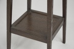 A nice quality Arts and Crafts plant stand with molded details - Thumbnail 10