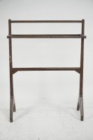 Aesthetic Movement Oak Towel Rail - Thumbnail 3