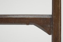 Aesthetic Movement Oak Towel Rail - Thumbnail 8
