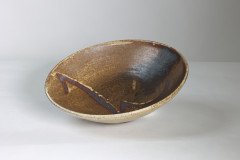 Bernard Leach Attributed, St Ives Pottery. A Japanese Inspired Reduced Stoneware Bowl - Thumbnail 2
