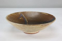 Bernard Leach Attributed, St Ives Pottery. A Japanese Inspired Reduced Stoneware Bowl - Thumbnail 6