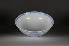 Brownfield & Sons Olympus Pattern, Dr. C Dresser Style. A Large Aesthetic Movement White Bowl - Thumbnail 7