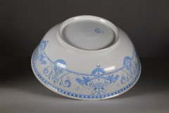 Brownfield & Sons Olympus Pattern, Dr. C Dresser Style. A Large Aesthetic Movement White Bowl - Thumbnail 10