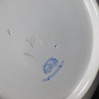 Brownfield & Sons Olympus Pattern, Dr. C Dresser Style. A Large Aesthetic Movement White Bowl - Thumbnail 11