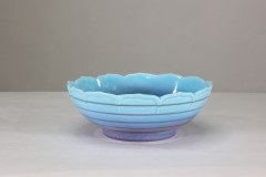 Crown Ducal. Arts & Crafts Style Bowl with a Ground Blue Colour Fading to Lilac - Thumbnail 2