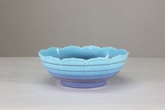 Crown Ducal. Arts & Crafts Style Bowl with a Ground Blue Colour Fading to Lilac - Thumbnail 3