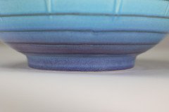 Crown Ducal. Arts & Crafts Style Bowl with a Ground Blue Colour Fading to Lilac - Thumbnail 10