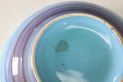 Crown Ducal. Arts & Crafts Style Bowl with a Ground Blue Colour Fading to Lilac - Thumbnail 14