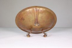 Gordon Russell Lygon Works an Arts & Crafts Cotswold School Patinated Brass Bowl - Thumbnail 9