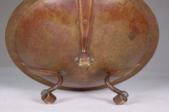 Gordon Russell Lygon Works an Arts & Crafts Cotswold School Patinated Brass Bowl - Thumbnail 12