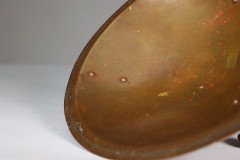 Gordon Russell Lygon Works an Arts & Crafts Cotswold School Patinated Brass Bowl - Thumbnail 15