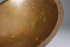 Gordon Russell Lygon Works an Arts & Crafts Cotswold School Patinated Brass Bowl - Thumbnail 17