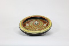 Gouda Holland, Pottery Bowl, with Colourful Flowers, Marked in Blue to the Base - Thumbnail 5