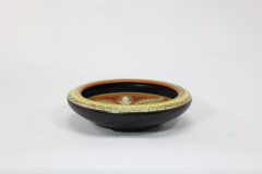 Gouda Holland, Pottery Bowl, with Colourful Flowers, Marked in Blue to the Base - Thumbnail 6