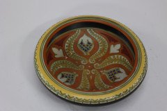 Gouda Holland, Pottery Bowl, with Colourful Flowers, Marked in Blue to the Base - Thumbnail 8