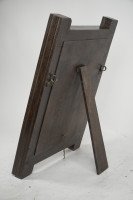 A Large Gothic Revival Picture Frame with Stylized Floral Carvings - Thumbnail 4